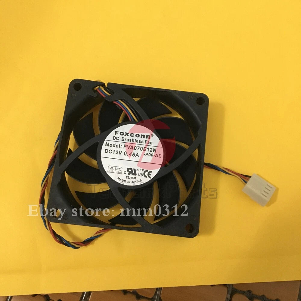 1pcs FOXCONN PVA070E12N 12V 0.45A 7CM CPU 70mm×70mm×15mm fan 4pin