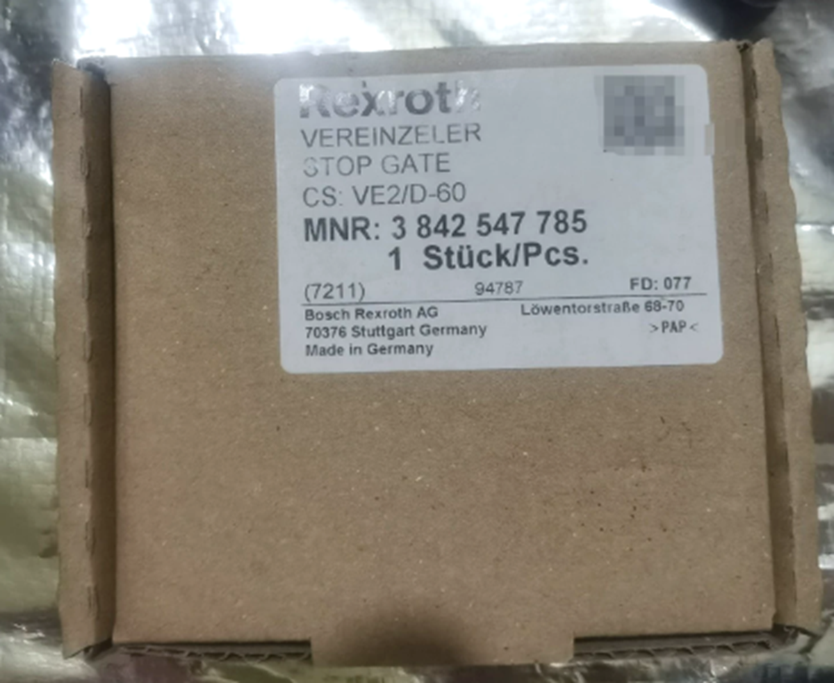 new  REXROTH VE2/D-60 3842547785 Stop Gate REXROTH