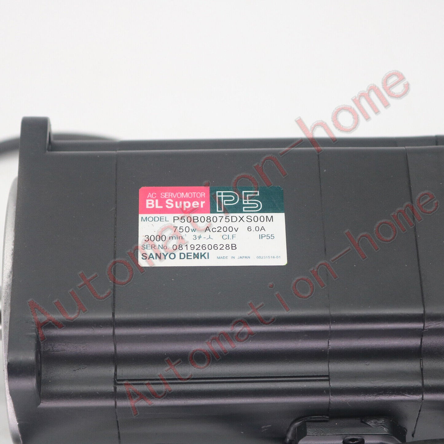 Used 1PCS Sanyo Denki AC Servo Motor P50B08075DXS00M - SANYO DENKI