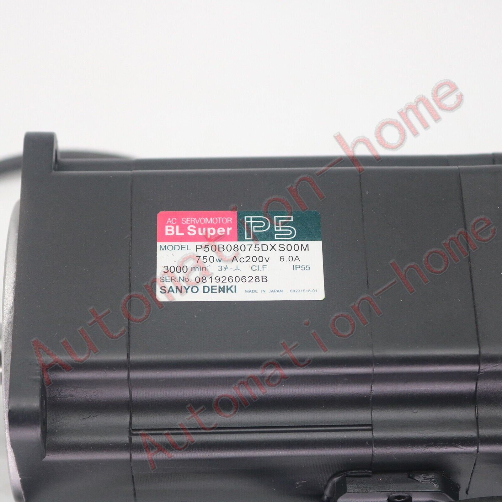 Used 1PCS Sanyo Denki AC Servo Motor P50B08075DXS00M - SANYO DENKI