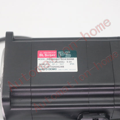 Used 1PCS Sanyo Denki AC Servo Motor P50B08075DXS00M - SANYO DENKI