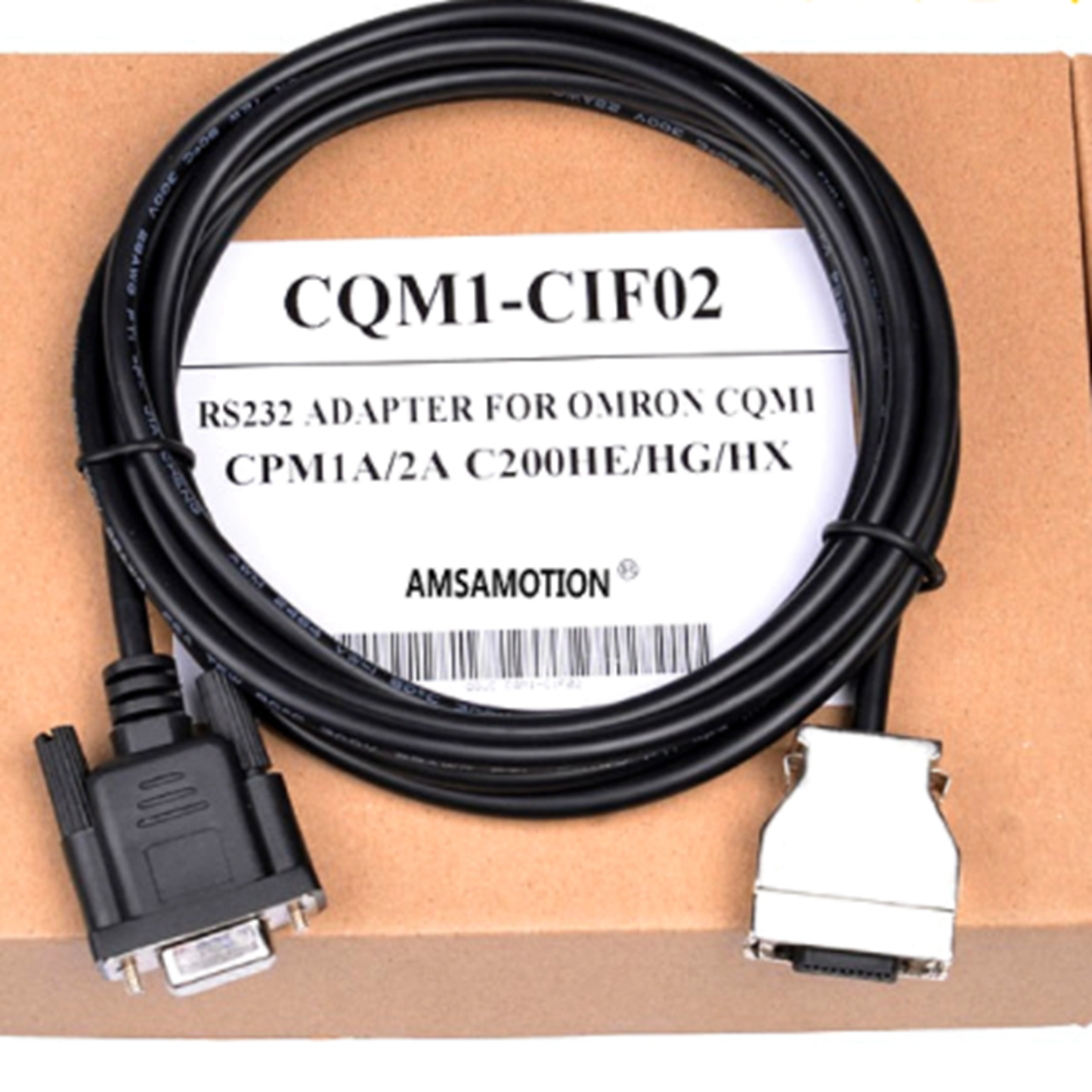 OMRON CQM1-CIF02 PLC Programming Communication Cable - OMRON