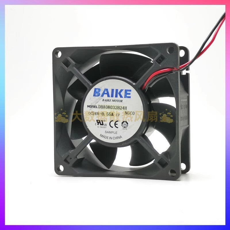BAIKE DBA08032B24H 8032 DC24V 0.55A 8CM 2-wire Inverter Cooling Fan