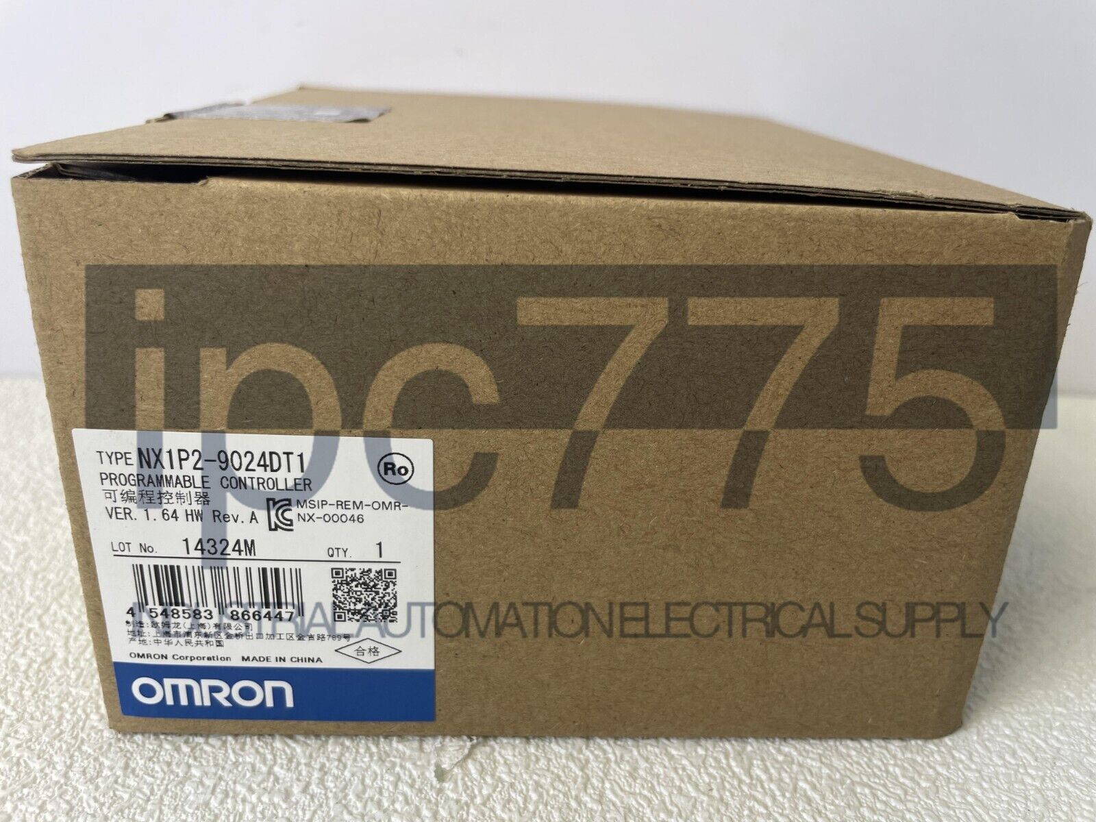 Omron NX1P2-9024DT1 sealing box - OMRON