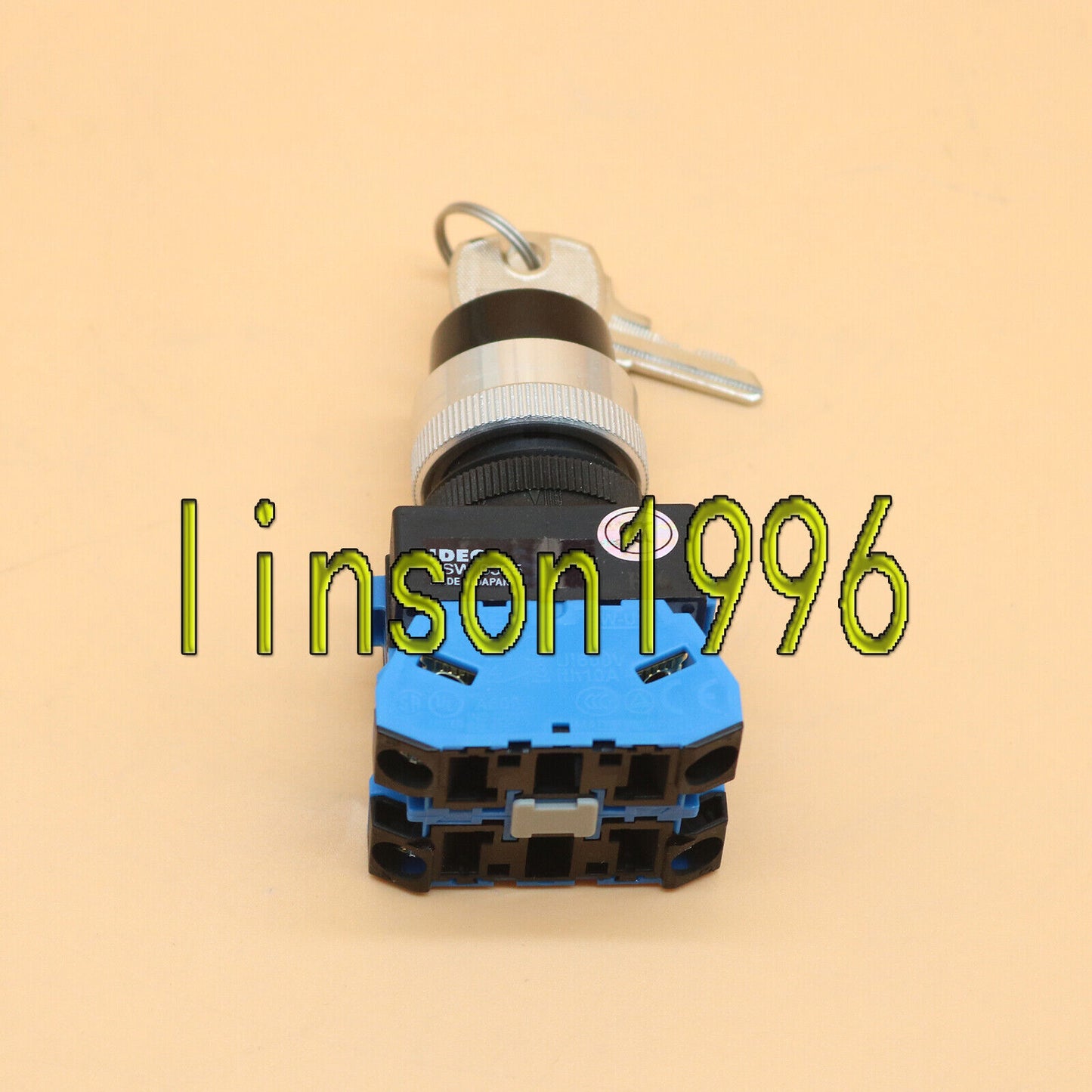 1PC ASW33K20 Three-Speed Reset Key Switch - IDEC