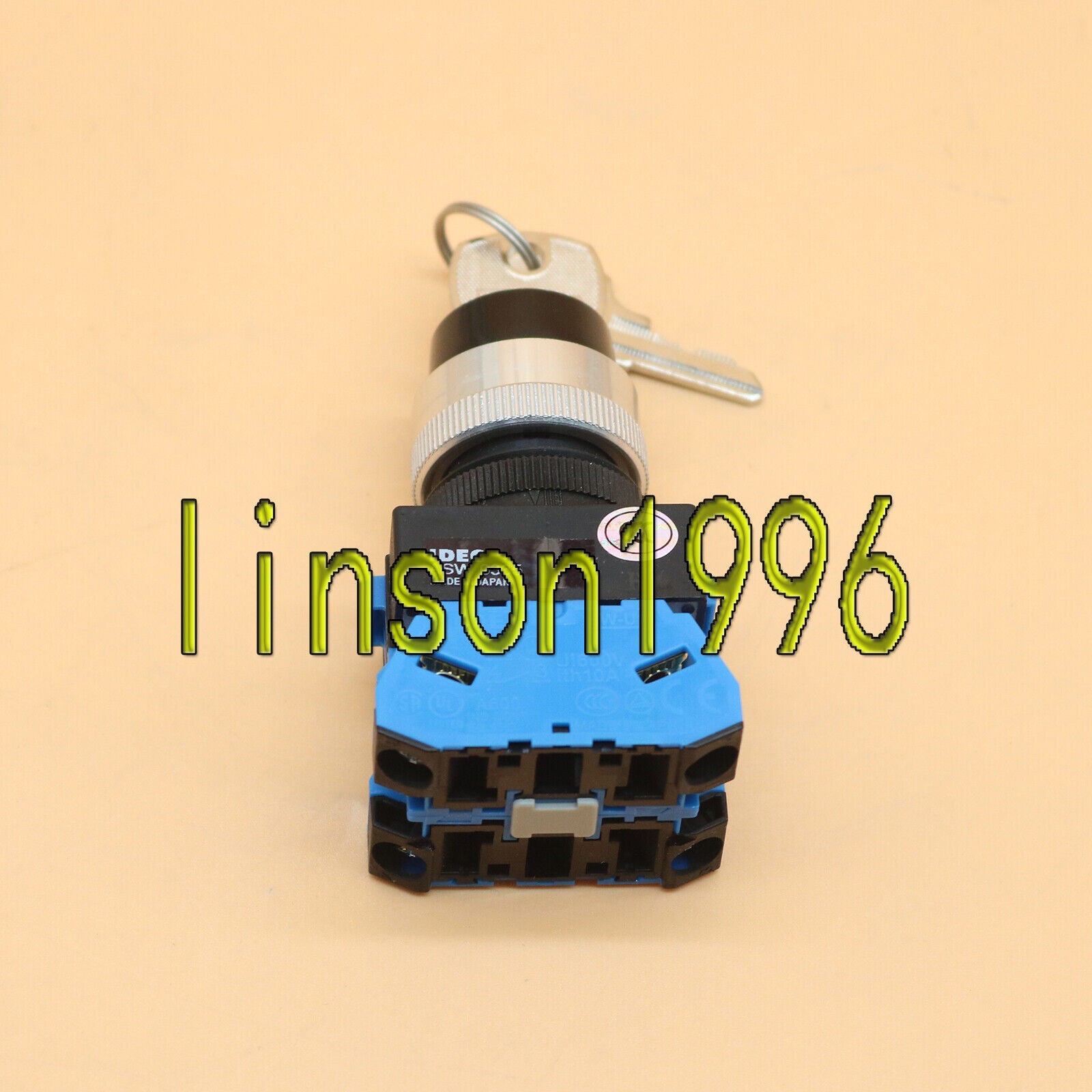 1PC ASW33K20 Three-Speed Reset Key Switch - IDEC