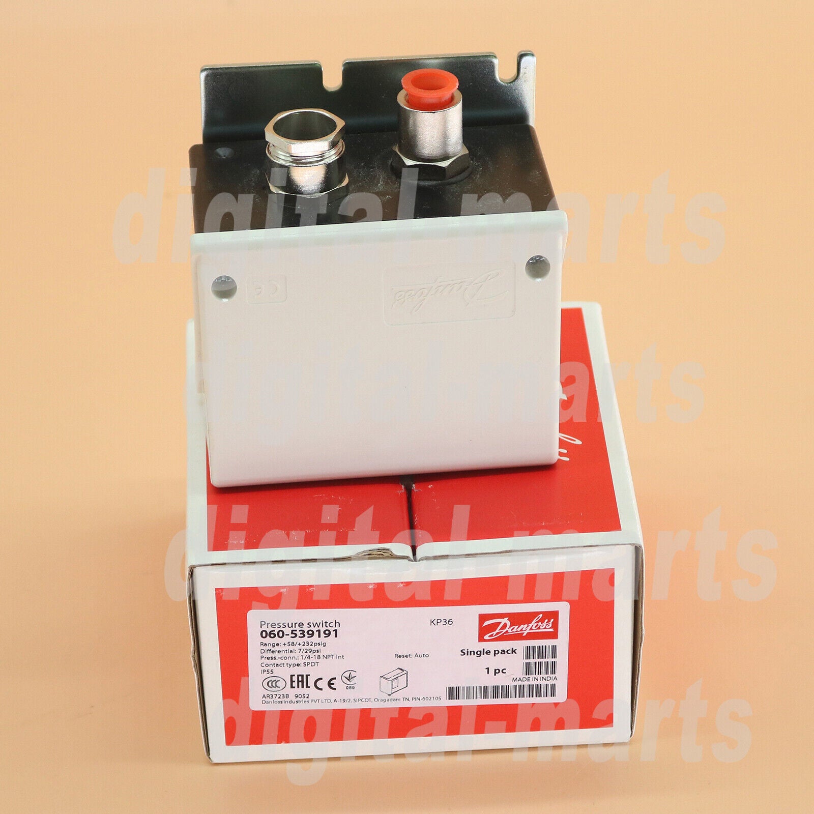 Danfoss KP36 Pressure Switch - DANFOSS