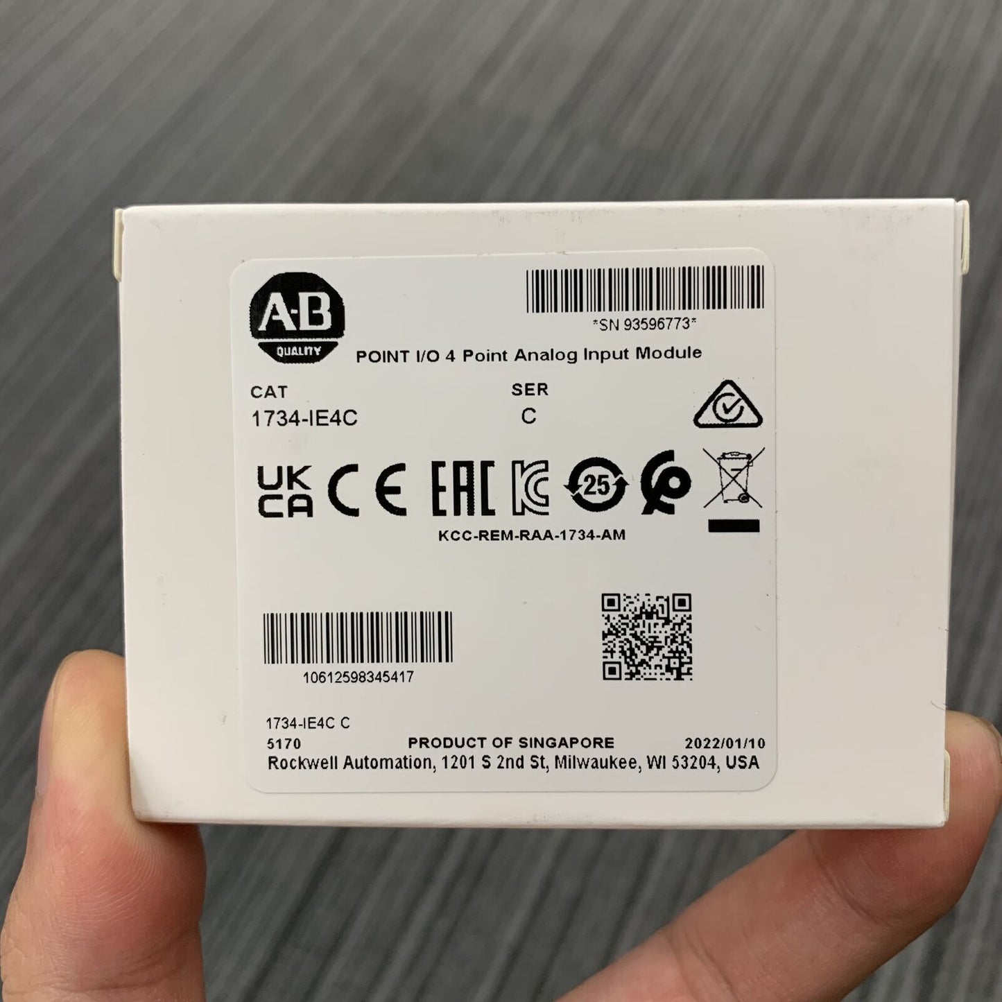 Allen-Bradley 1734-IE4C 4-Point Analog Input Module - ALLEN-BRADLEY