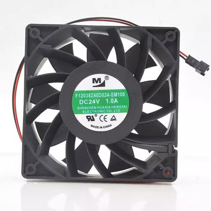 M F12038Z40D024-SM100 12038 DC24V 1.0A 12CM 2-Pin Inverter Cooling Fan