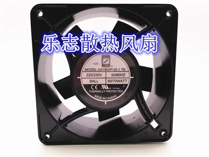ORION FANS OA180AP-22-1TB 220/230V 60/70W 17689 High Temperature Cooling Fan