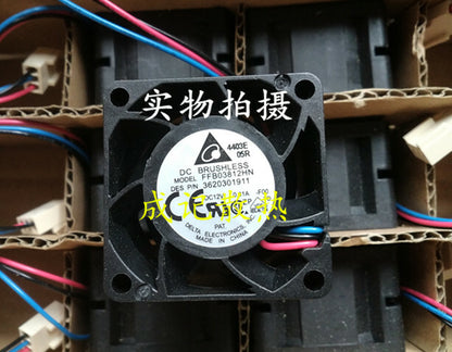 1pcs Delta FFB03812HN-F00 3828 3.8CM 12V 0.41A 3-wire fan