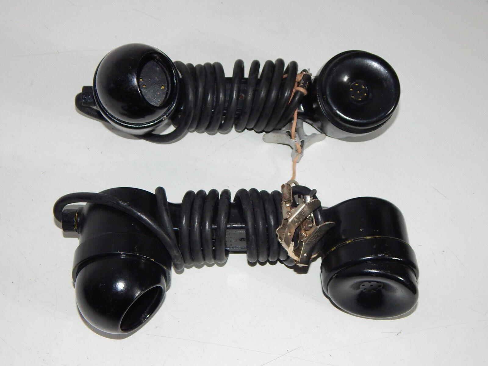 used  WWII US Army Field Telephone TS-10-G Handset Telephone Phone ~ 1944 koeed