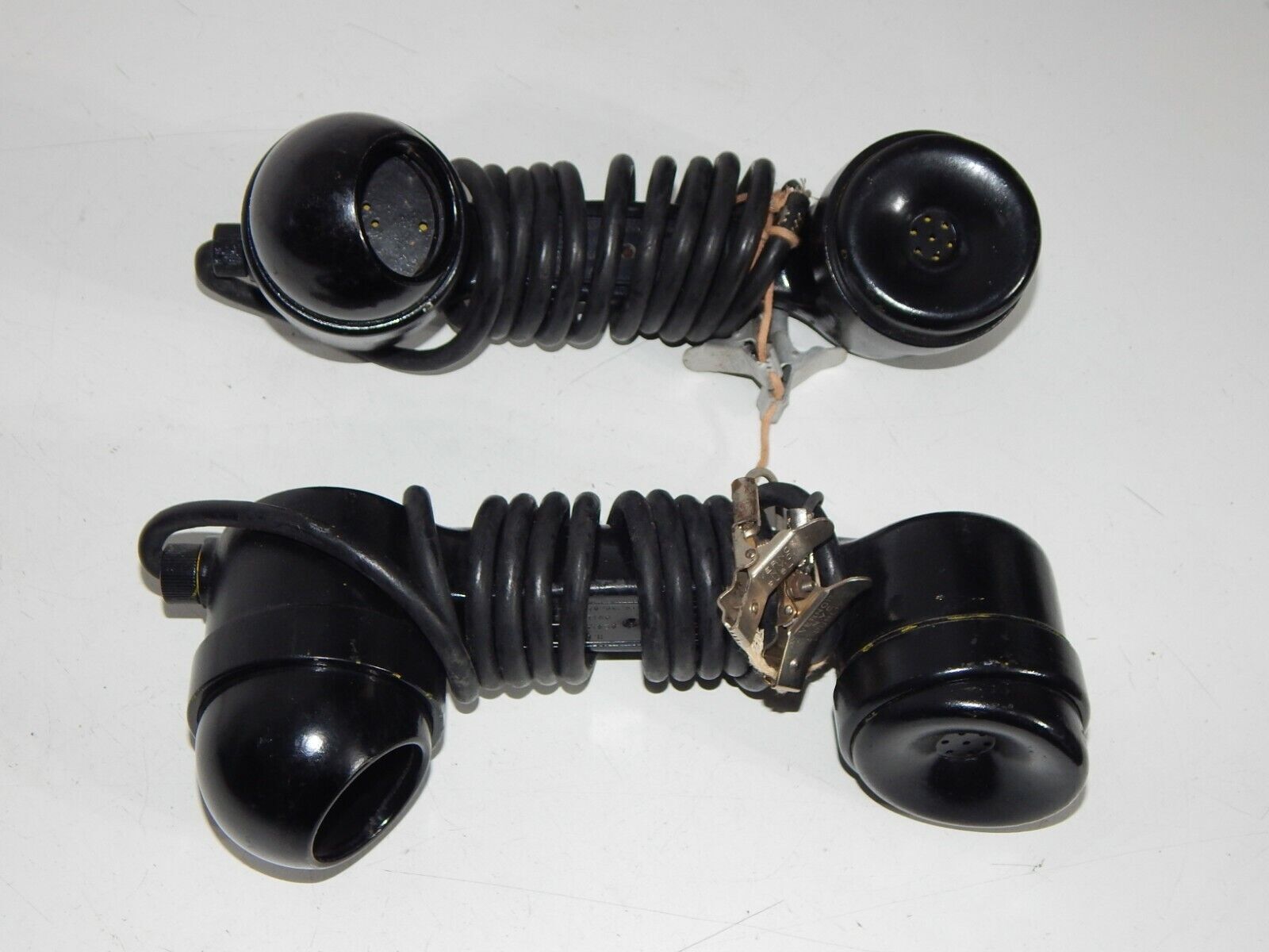 Used WWII US Army Field Telephone TS-10-G Handset ~1944 - US ARMY