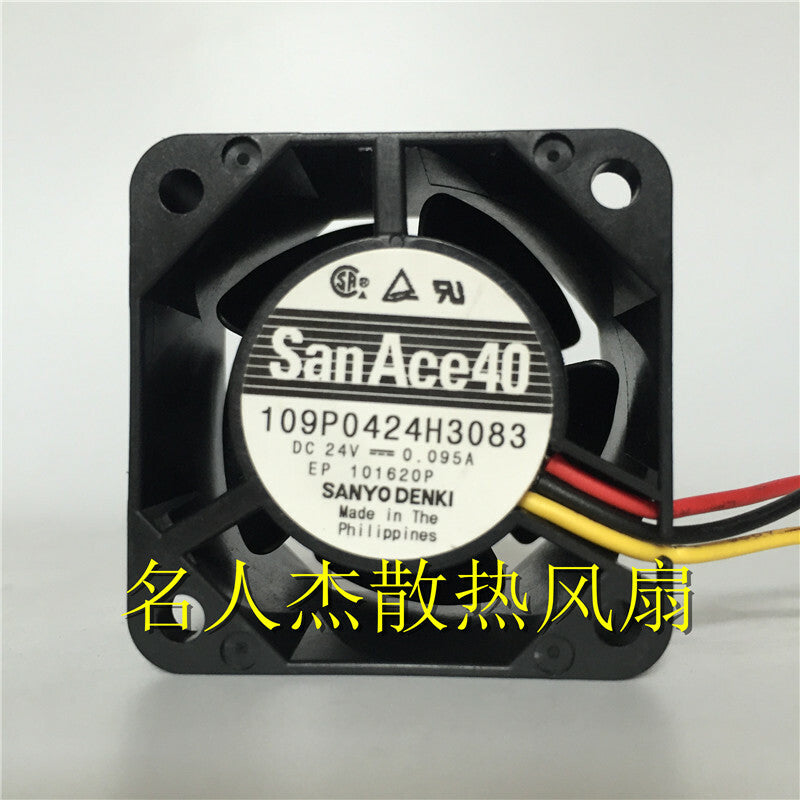 1pcs SanAce40 109P0424H3083 24V 0.095A 4cm amplifier inverter cooling fan
