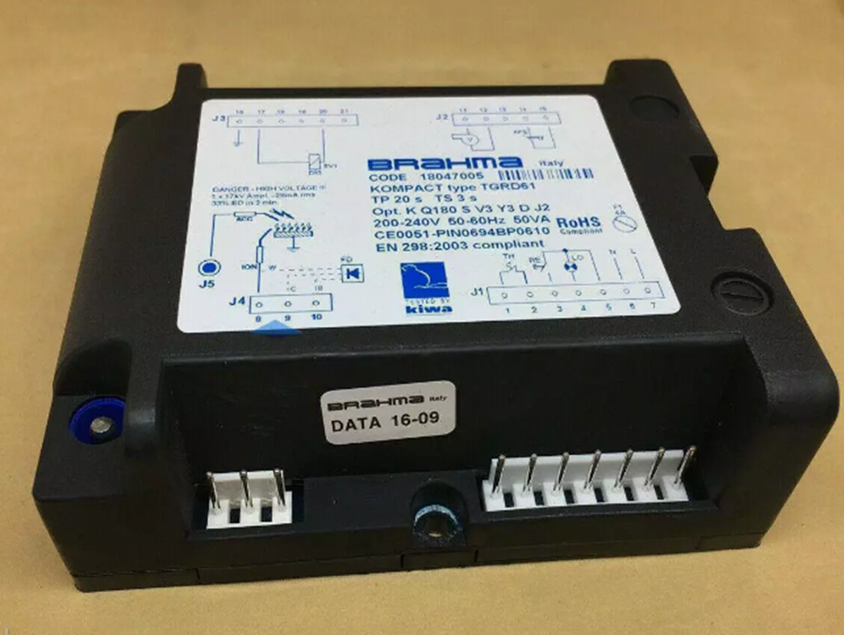 Brahma TGRD61 Control Box Combustion Program for Burner Controller - BRAHMA