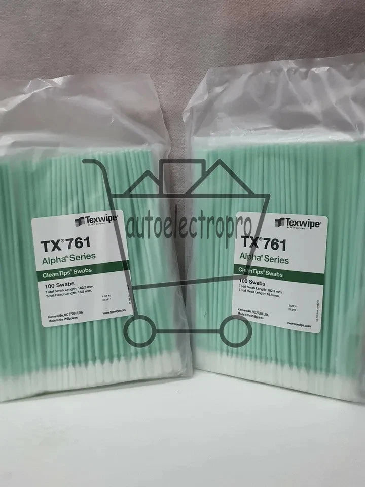 QTY:100/BAG FOR Texwipe Cleaning swab TX761 ~
