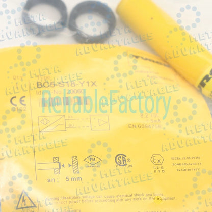 Turck BC5-S18-Y1X Capacitive Sensor Embeddable 5mm Range 18mm Plastic Barrel