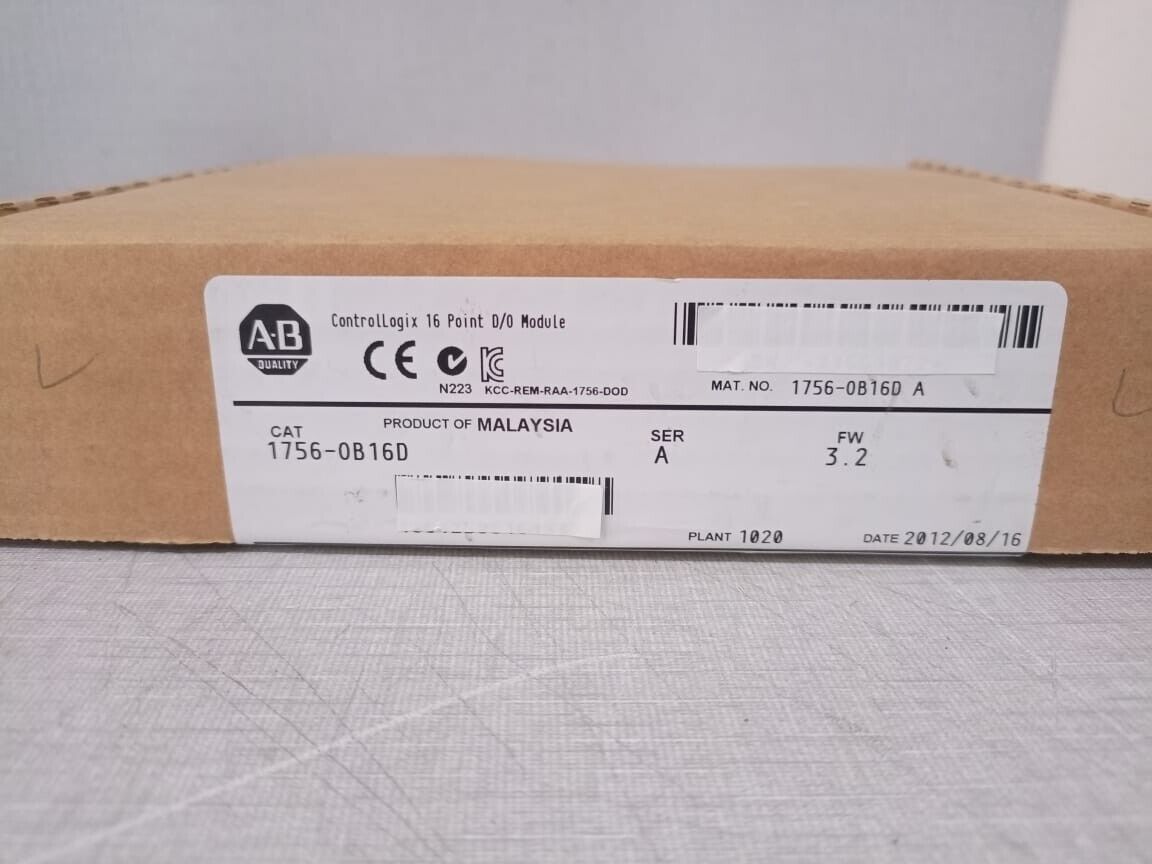 ControlLogix 1756-0B16D SER A ALLEN BRADLEY FW 3.2 16 Point Module ControlLogix 16 Point Module - CONTROLLOGIX