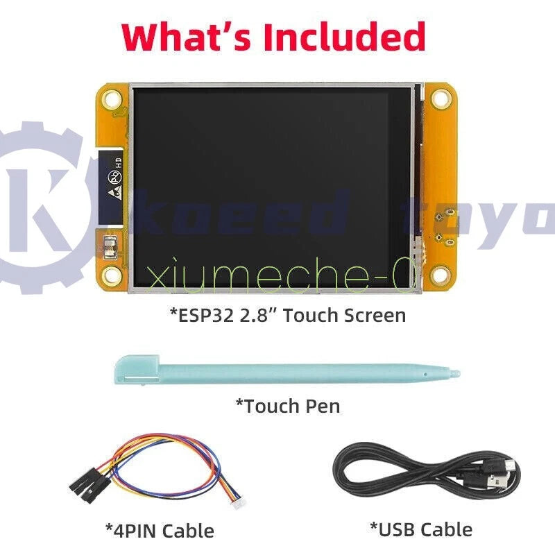 TFT Touch Screen Module 240*320 ESP32 WiFi Bluetooth Development Board 2.8in LCD