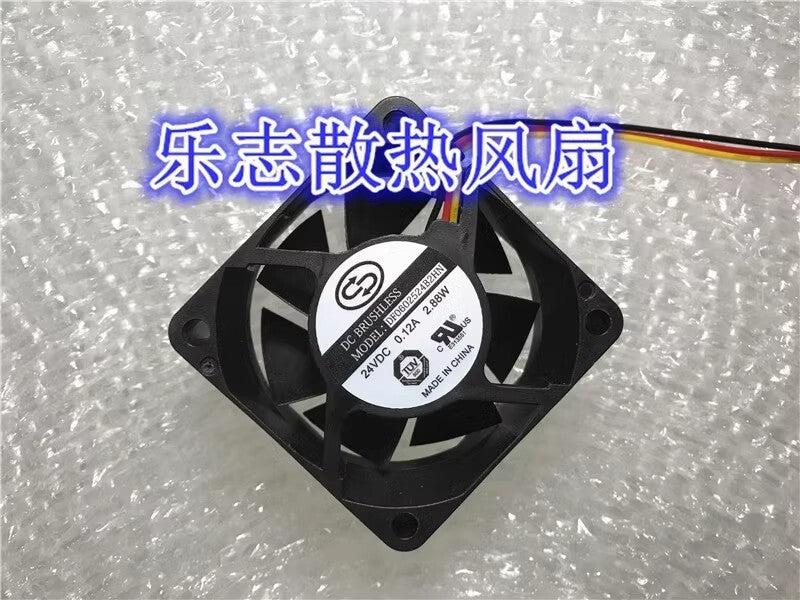 DC BRUSHLESS DF0602524B2HN 6025 DC24V 0.12A 2.88W 3-Wire Inverter Cooling Fan