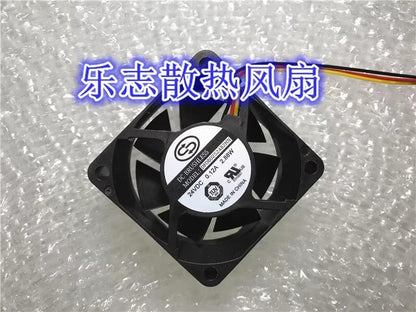 DC BRUSHLESS DF0602524B2HN 6025 DC24V 0.12A 2.88W 3-Wire Inverter Cooling Fan