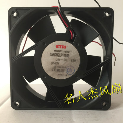 1pcs  ETRI 158DH2LP11000 24V 2-wire cooling fan
