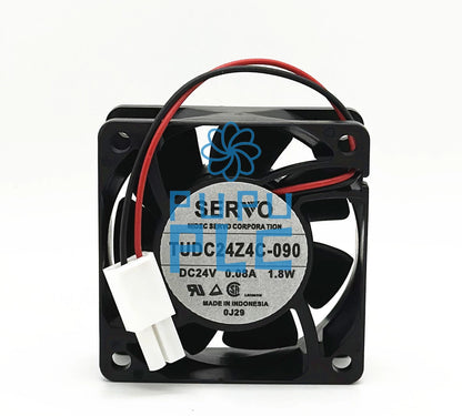 1pcs SERVO TUDC24Z4C-090 24V 0.08A 1.8W 2-line Double Ball Inverter Fan~