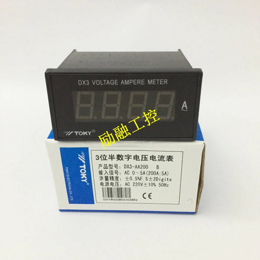 1PCS TOKY DX3-AA200 3 and a half digital AC ammeter
