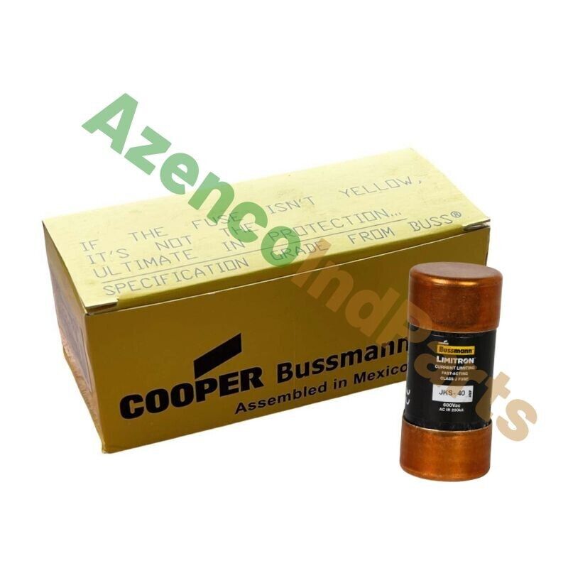 New 10PCS Box Bussmann JKS-40 JKS40 JKS 40A 600Vac Class J FAST ACTING Fuse - BUSSMANN