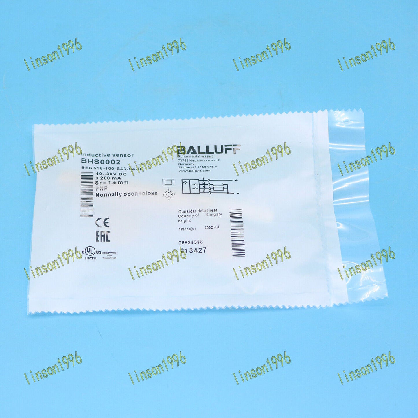New ONE BALLUFF BES 516-100-S46-S4-D Proximity Switch - BALLUFF