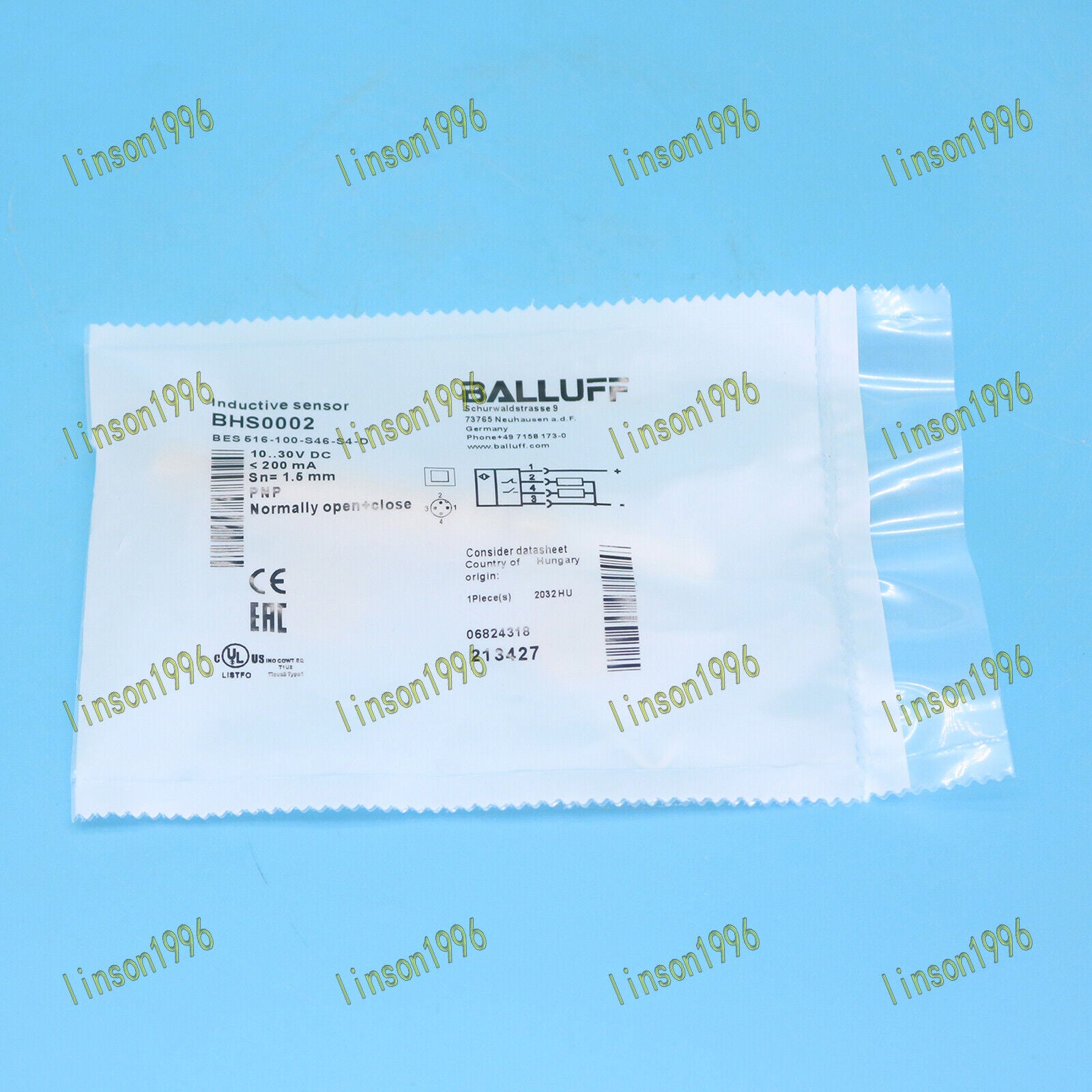 New ONE BALLUFF BES 516-100-S46-S4-D Proximity Switch - BALLUFF