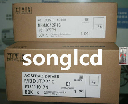Panasonic servo motor driver MHMJ042P1S+MBDJT2210 !! - PANASONIC