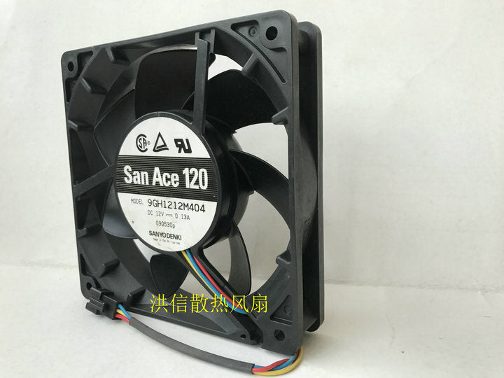 1pcs SANYO 9GH1212M404 DC12V 0.13A 12025 3-wire silent fan