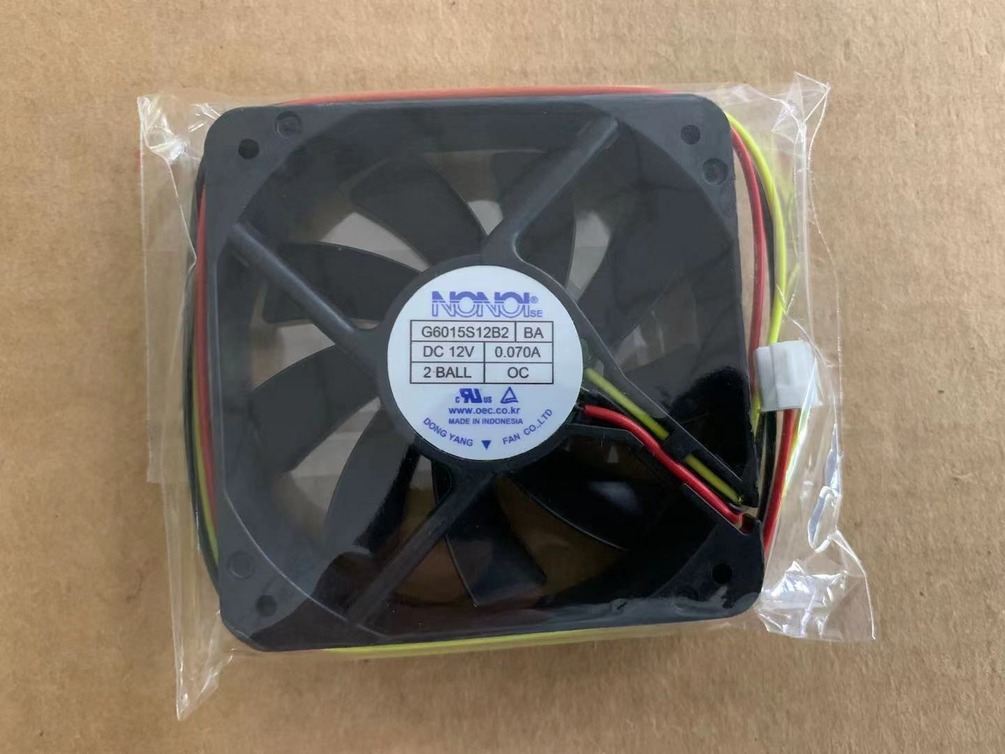 new for 1pc Nonoise G6015S12B2-BA 6015 12V 0.07A cooling fan