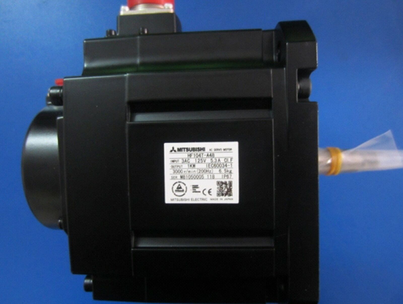 used ONE Mitsubishi Servo Motor HF104T-A48 Tested in good condition - MITSUBISHI