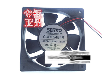 Servo CUDC24B4R 24V 0.23A 4.5W 12025 12CM 2-wire inverter cooling fan