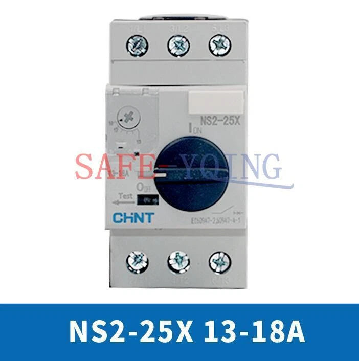 1PCS CHNT motor starter knob type NS2-25X overload short circuit protection