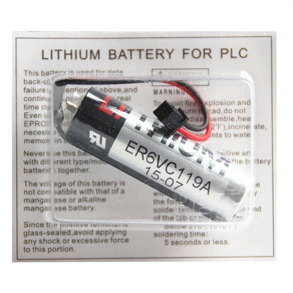 new 1PC ER6VC119A/ER6VC119B/3.6V for Mitsubishi M70 system battery MR-J3BAT