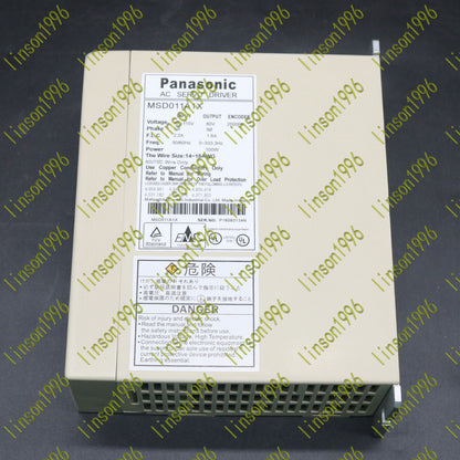 used 1PCS For Panasonic MSD011A1X servo driver tested fast - PANASONIC