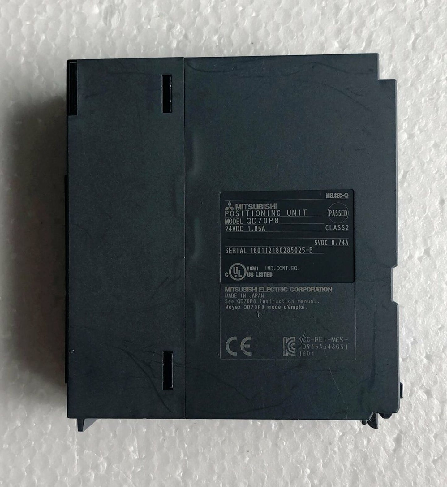 Mitsubishi QD70P8 PLC module tested in good condition - MITSUBISHI