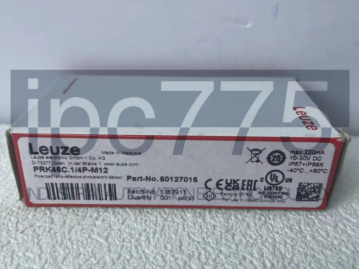 1 PC PRK46C.1/4P-M12 50127015 - KOEED