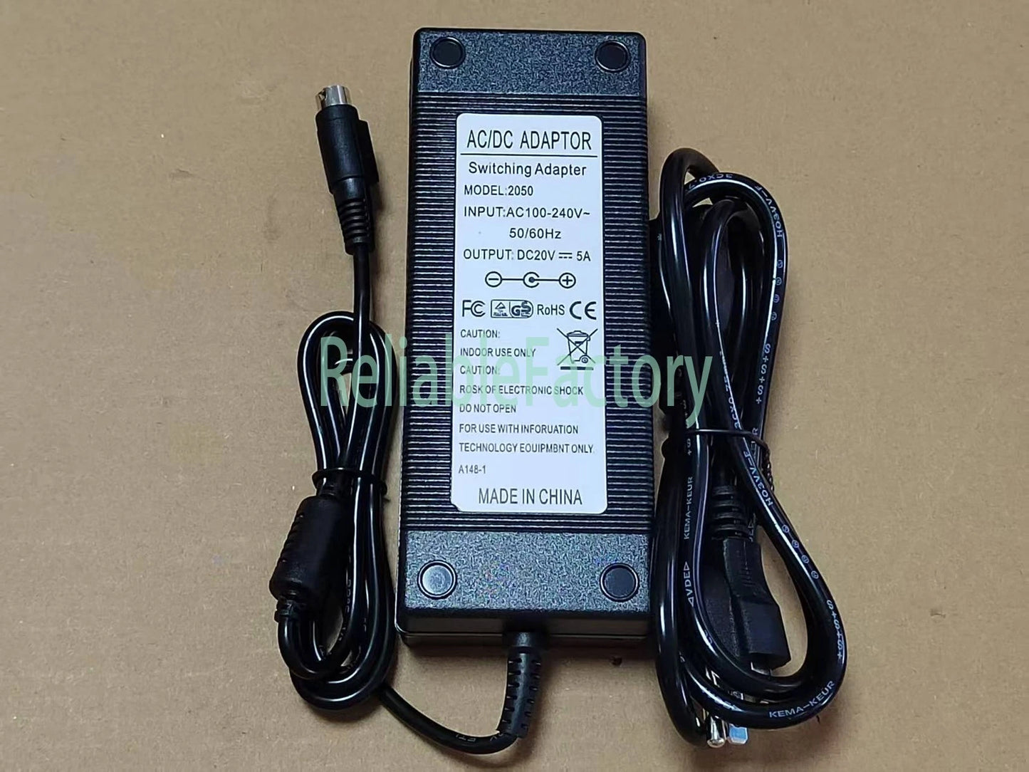 4PIN AC Adapter for GE Vivid e, Vivid i Ultrasounds Machine Power Supply