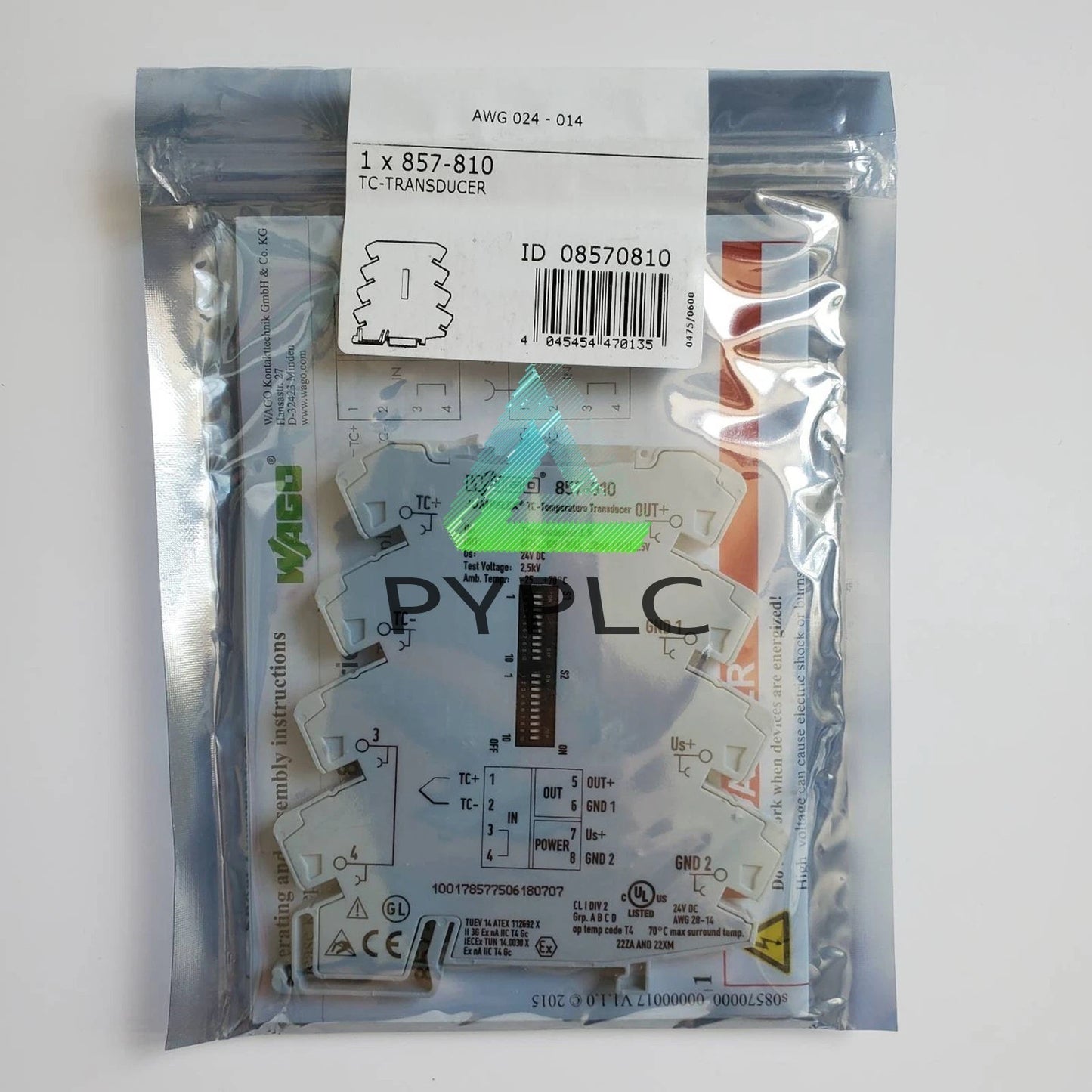 1PCS WAGO 857-810 isolation conversion module Free Shipping#QW