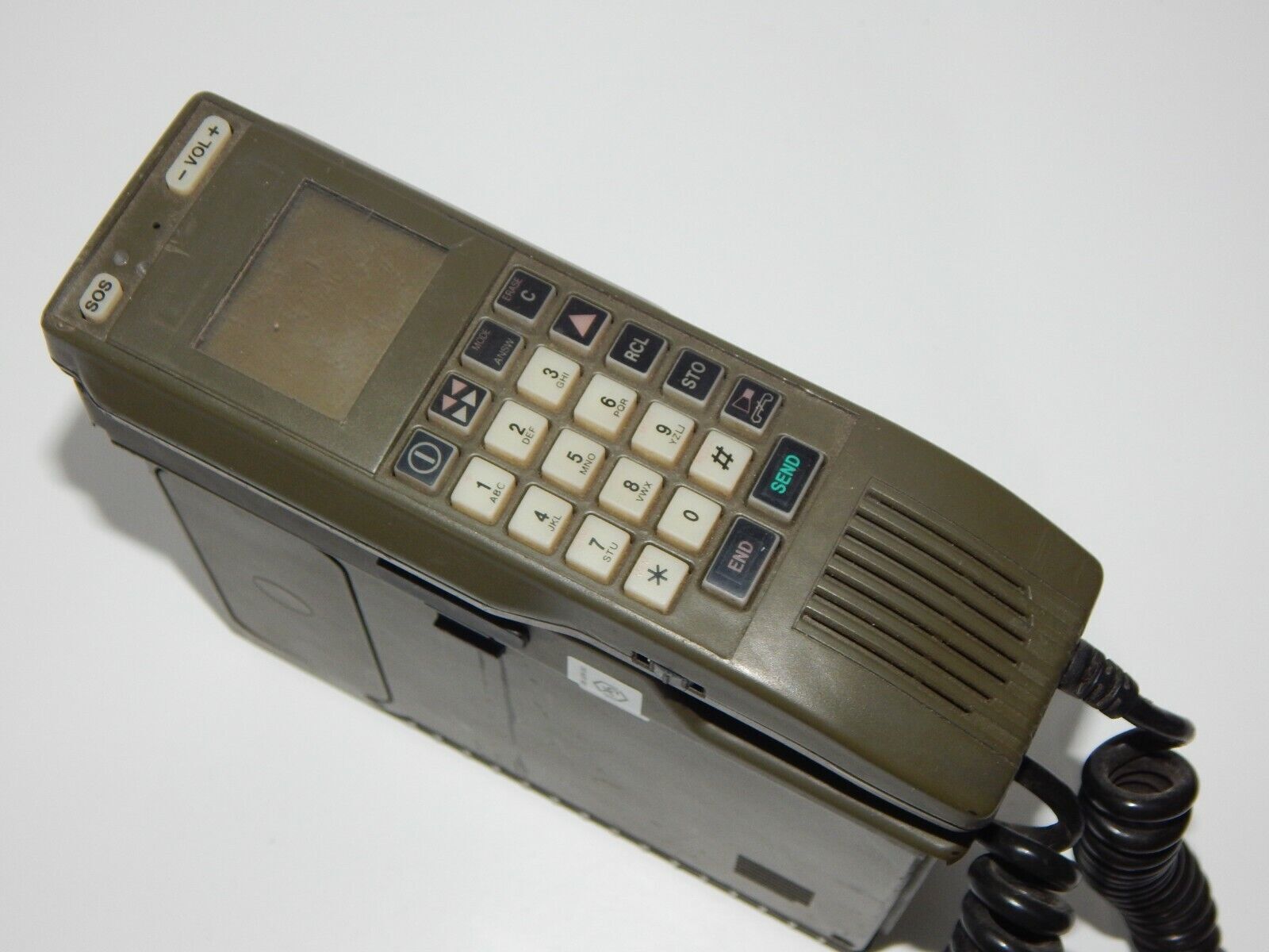 used ALCATEL 9109 DA/PA Vintage Bag Portable GSM Brick Phone - ALCATEL