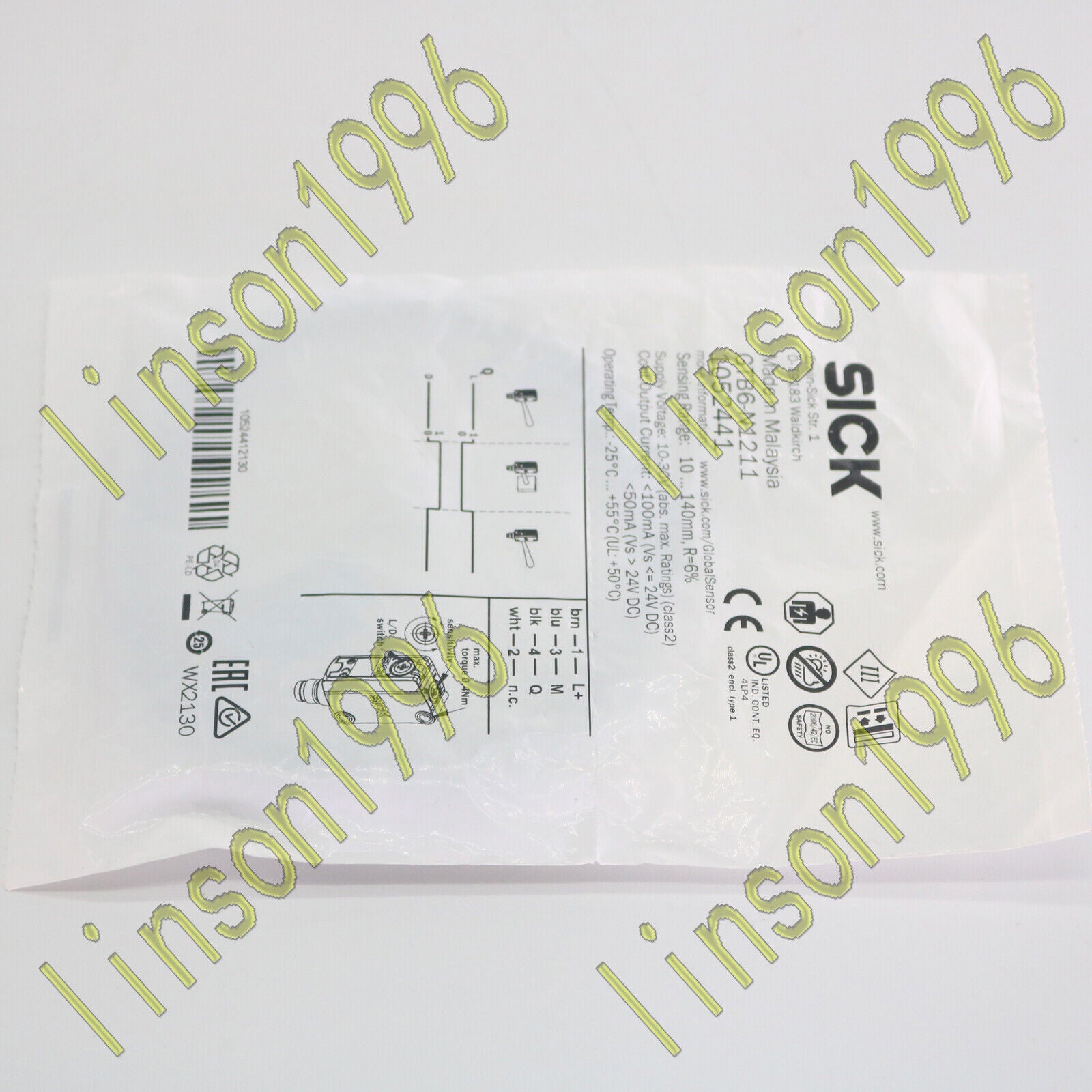 new  For SICK Photoelectric Switch GTB6-N1211 1052441 SPOT STOCK