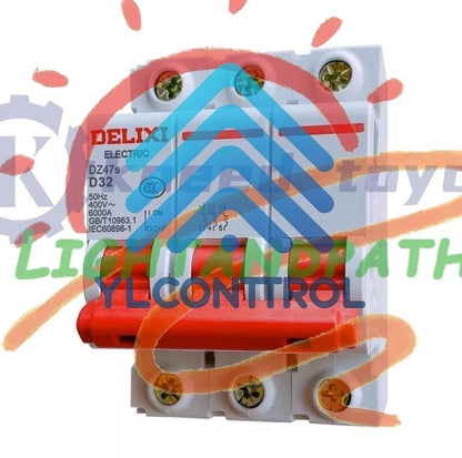 For Delixi DZ47S Series Air-Switch Circuit Breaker D-Type #Li