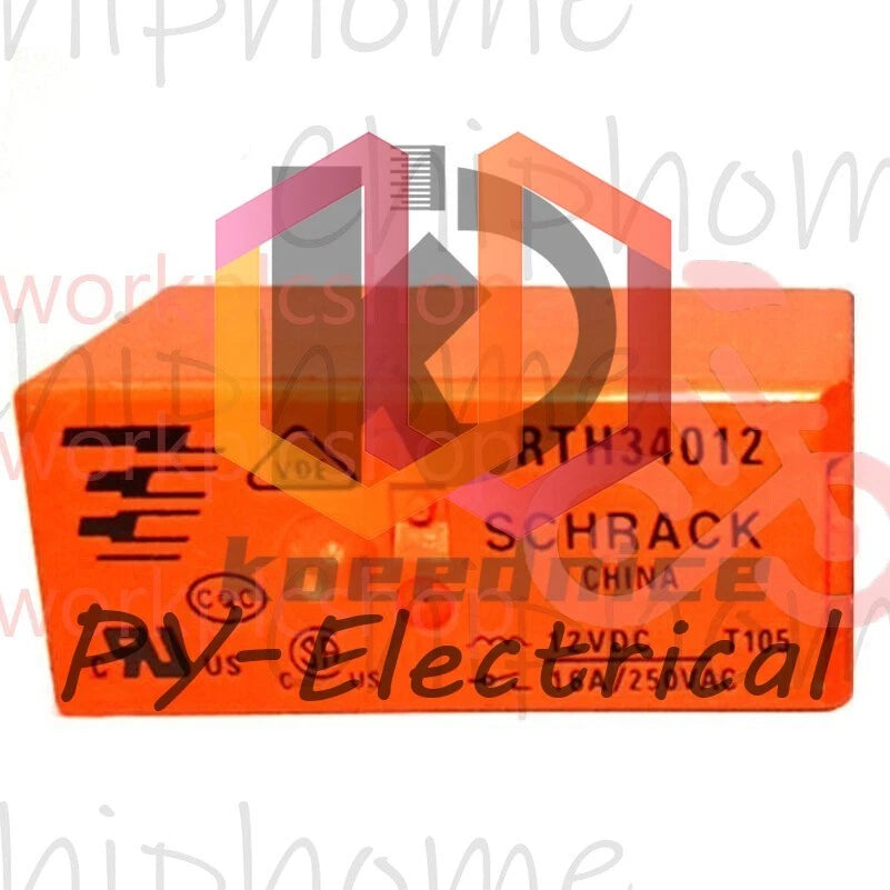 1PC Schrack RTH34012 12VDC Power Relay 8Pins 16A 250VAC