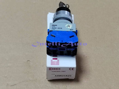 1pcs IDEC Key switch 22MM ASW21K20 2NO