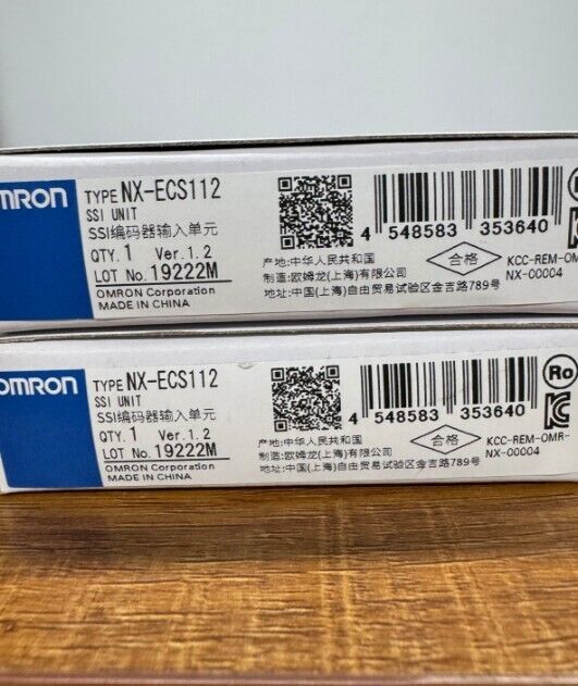 new Omron NX-ECS112 PLC Input Unit Module NX-ECS112