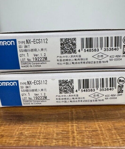 new Omron NX-ECS112 PLC Input Unit Module NX-ECS112